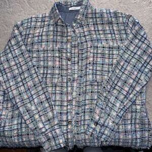 MNML Colorful Checkered Shirt Jacket